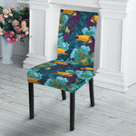 Vintage Toucan Pattern Print Dining Chair Slipcover