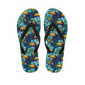 Vintage Toucan Pattern Print Flip Flops