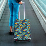 Vintage Toucan Pattern Print Luggage Cover