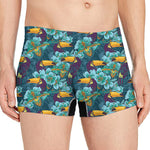 Vintage Toucan Pattern Print Men's Boxer Briefs