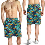 Vintage Toucan Pattern Print Men's Shorts