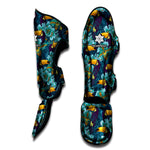 Vintage Toucan Pattern Print Muay Thai Shin Guard