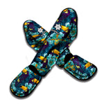 Vintage Toucan Pattern Print Muay Thai Shin Guard