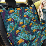 Vintage Toucan Pattern Print Pet Car Back Seat Cover