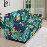 Vintage Toucan Pattern Print Sofa Cover