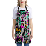 Vintage Tribal Aztec Pattern Print Apron