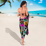 Vintage Tribal Aztec Pattern Print Beach Sarong Wrap