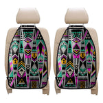 Vintage Tribal Aztec Pattern Print Car Seat Organizers