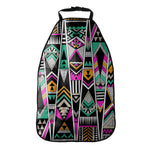 Vintage Tribal Aztec Pattern Print Car Seat Organizers