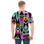 Vintage Tribal Aztec Pattern Print Men's T-Shirt