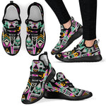 Vintage Tribal Aztec Pattern Print Mesh Knit Shoes GearFrost