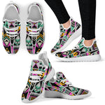 Vintage Tribal Aztec Pattern Print Mesh Knit Shoes GearFrost