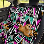 Vintage Tribal Aztec Pattern Print Pet Car Back Seat Cover