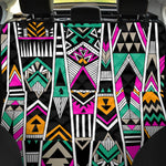 Vintage Tribal Aztec Pattern Print Pet Car Back Seat Cover
