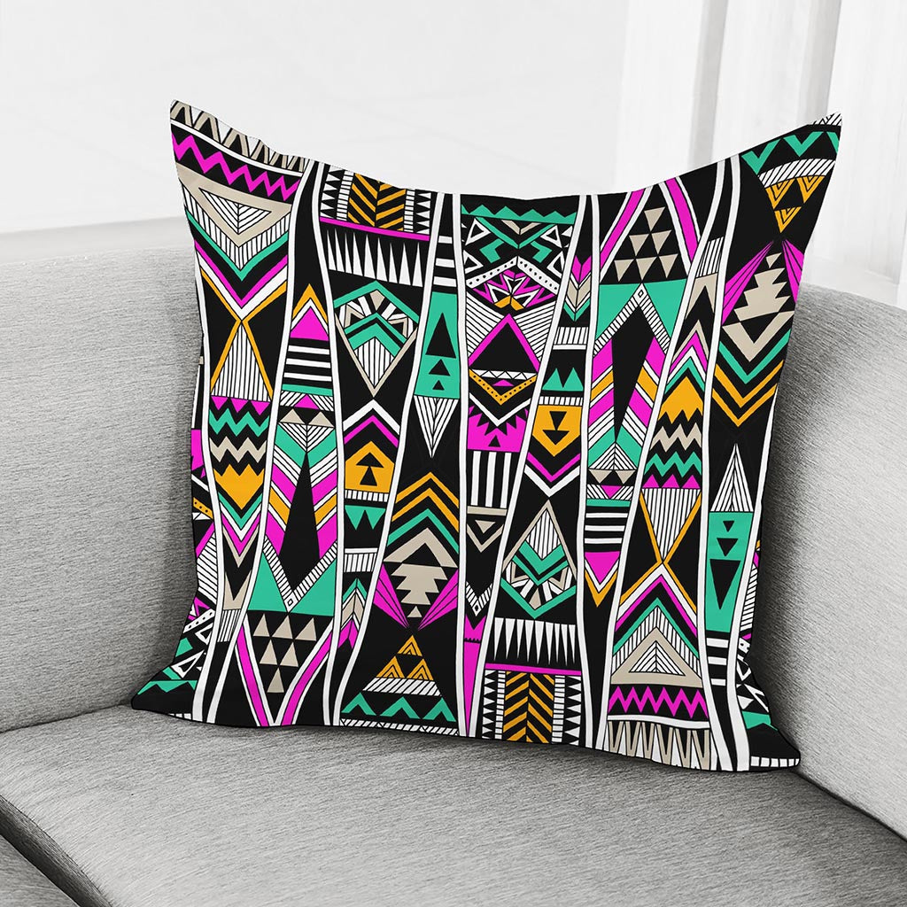 Vintage Tribal Aztec Pattern Print Pillow Cover