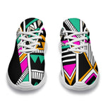 Vintage Tribal Aztec Pattern Print Sport Shoes GearFrost