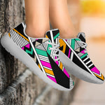 Vintage Tribal Aztec Pattern Print Sport Shoes GearFrost
