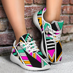 Vintage Tribal Aztec Pattern Print Sport Shoes GearFrost