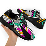 Vintage Tribal Aztec Pattern Print Sport Shoes GearFrost