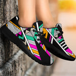 Vintage Tribal Aztec Pattern Print Sport Shoes GearFrost