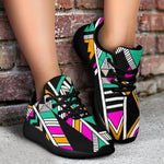 Vintage Tribal Aztec Pattern Print Sport Shoes GearFrost