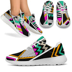 Vintage Tribal Aztec Pattern Print Sport Shoes GearFrost