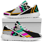 Vintage Tribal Aztec Pattern Print Sport Shoes GearFrost