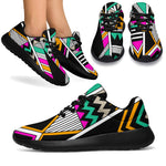 Vintage Tribal Aztec Pattern Print Sport Shoes GearFrost