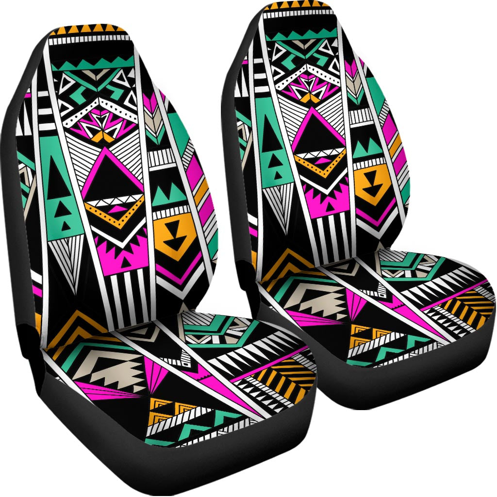 Vintage Tribal Aztec Pattern Print Universal Fit Car Seat Covers