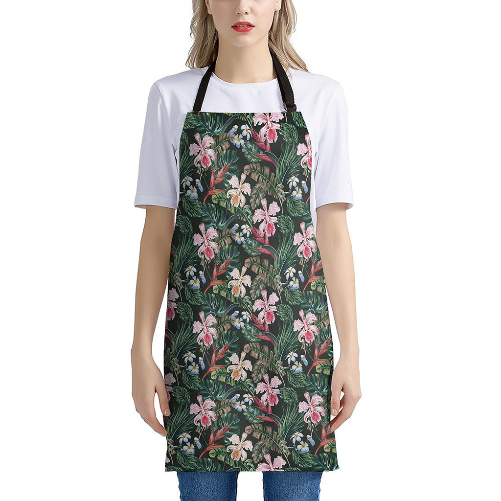 Vintage Tropical Exotic Hawaiian Print Apron
