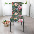 Vintage Tropical Exotic Hawaiian Print Dining Chair Slipcover