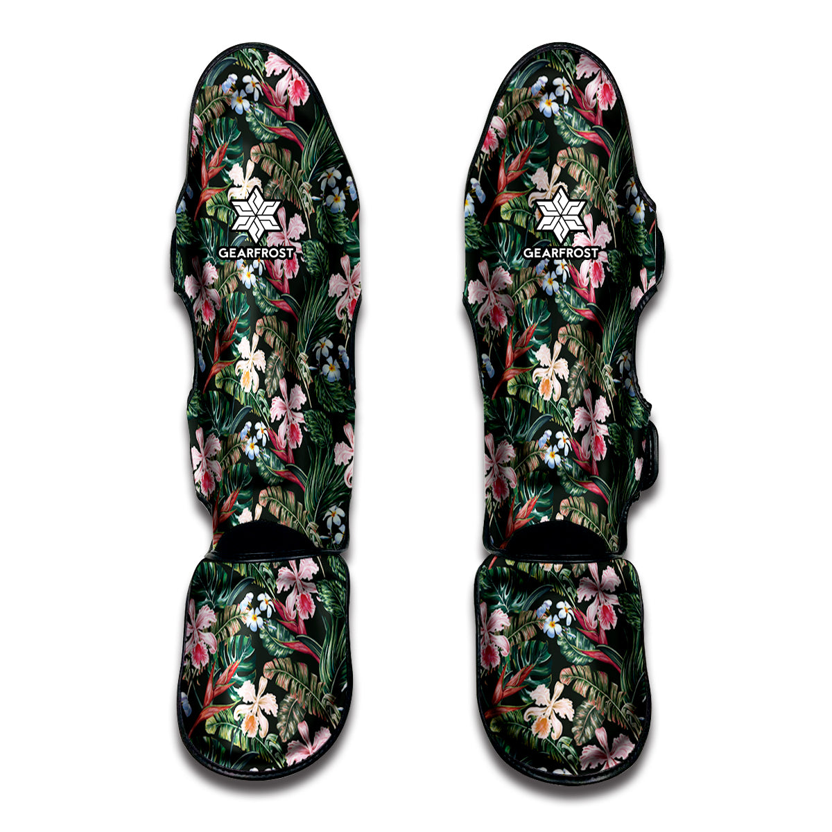 Vintage Tropical Exotic Hawaiian Print Muay Thai Shin Guard