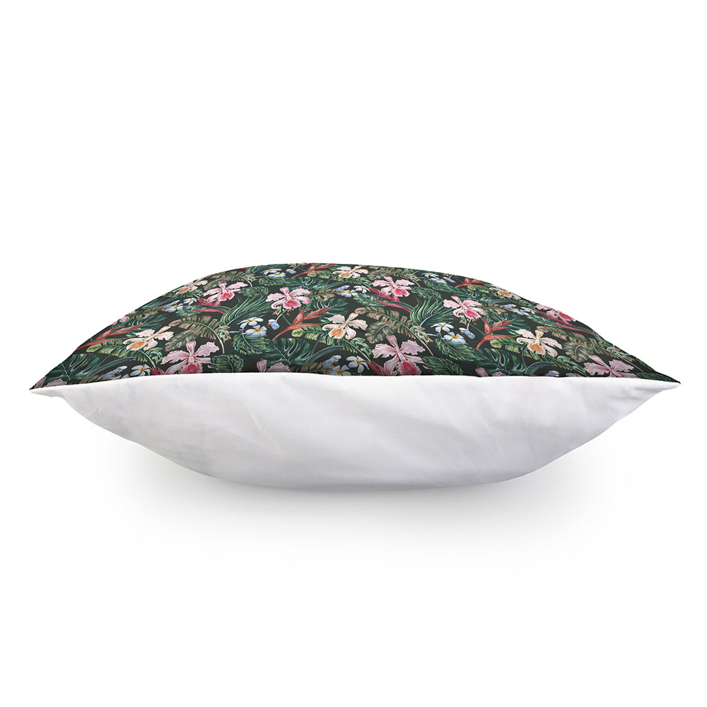 Vintage Tropical Exotic Hawaiian Print Pillow Cover