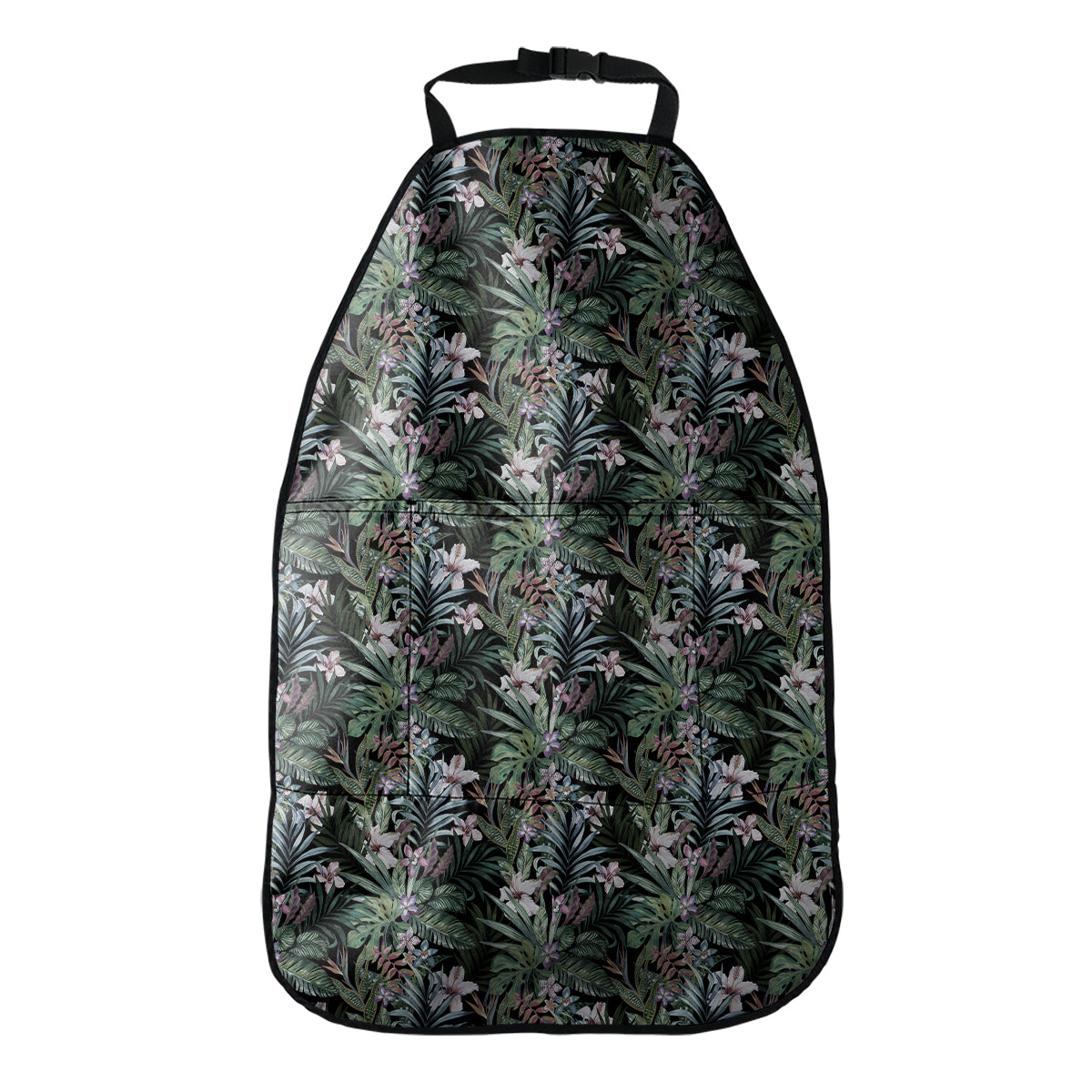 Vintage Tropical Floral Print Car Seat Organizers