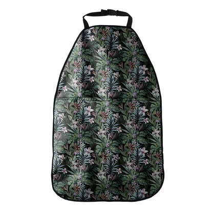 Vintage Tropical Floral Print Car Seat Organizers