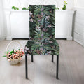 Vintage Tropical Floral Print Dining Chair Slipcover