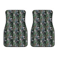 Vintage Tropical Floral Print Front Car Floor Mats