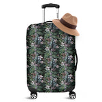 Vintage Tropical Floral Print Luggage Cover