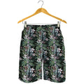 Vintage Tropical Floral Print Men's Shorts