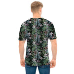 Vintage Tropical Floral Print Men's T-Shirt