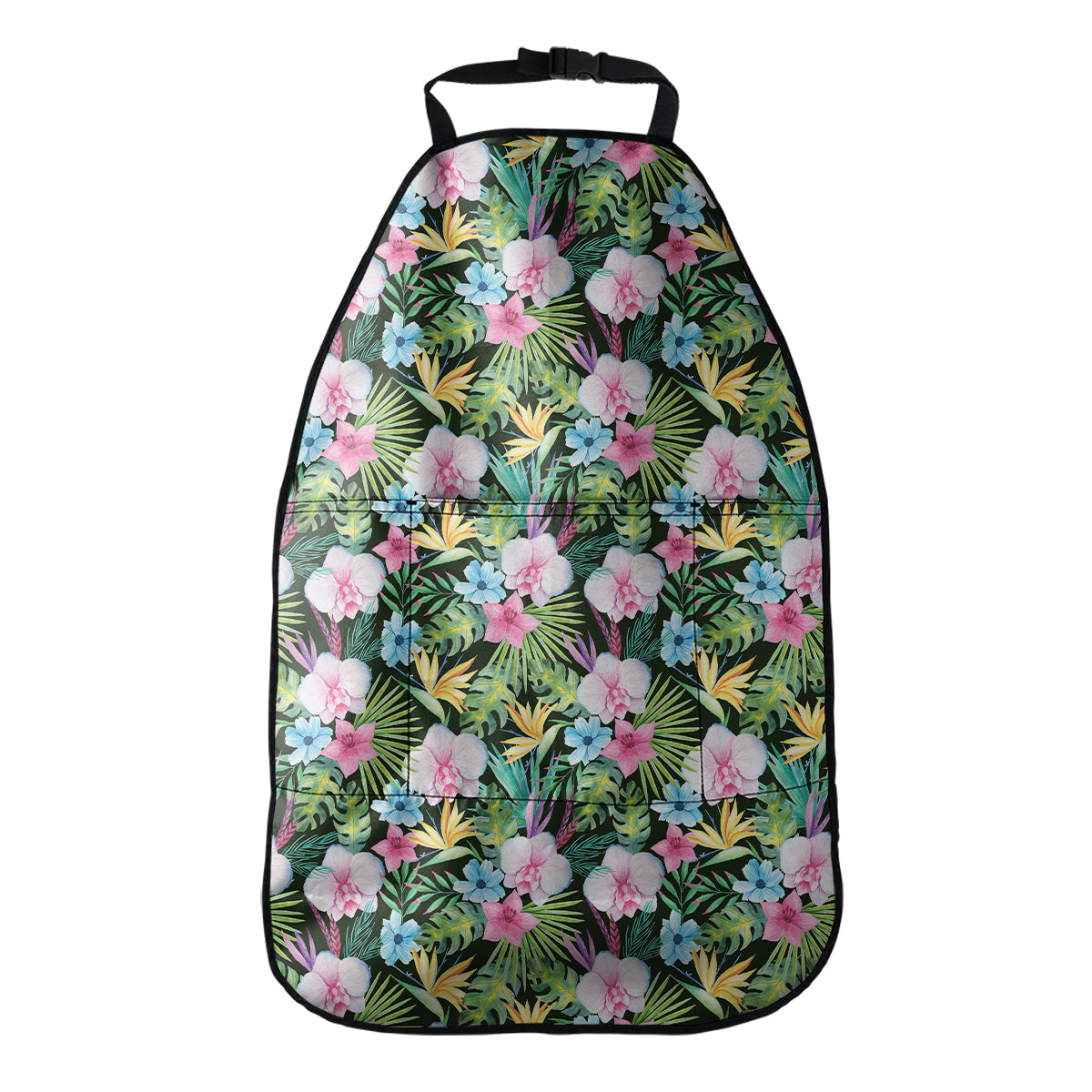 Vintage Tropical Jungle Hawaiian Print Car Seat Organizers