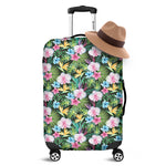 Vintage Tropical Jungle Hawaiian Print Luggage Cover