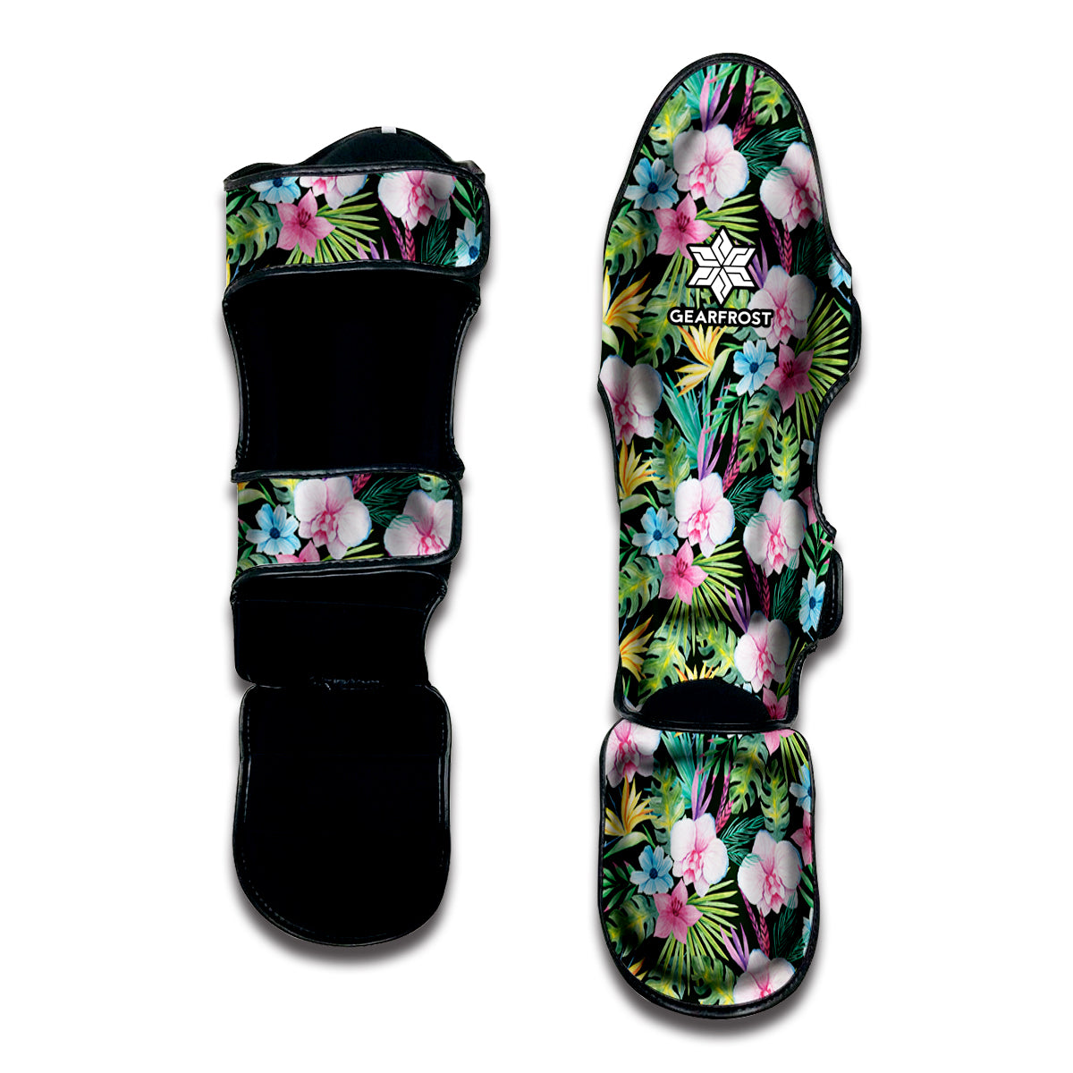 Vintage Tropical Jungle Hawaiian Print Muay Thai Shin Guard