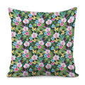 Vintage Tropical Jungle Hawaiian Print Pillow Cover