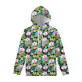 Vintage Tropical Jungle Hawaiian Print Pullover Hoodie