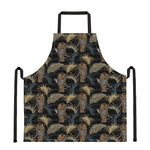 Vintage Tropical Tiger Pattern Print Apron
