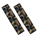 Vintage Tropical Tiger Pattern Print Car Seat Belt Covers