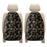 Vintage Tropical Tiger Pattern Print Car Seat Organizers