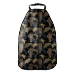 Vintage Tropical Tiger Pattern Print Car Seat Organizers
