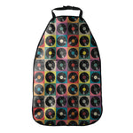 Vintage Vinyl Records Pattern Print Car Seat Organizers